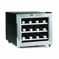 Wine Enthusiast Silent 12 Bottle Wine Refrigerator (Stainless Steel)