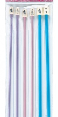 Silvalume 11191 Knitting Needles, Straight, 10-Inch