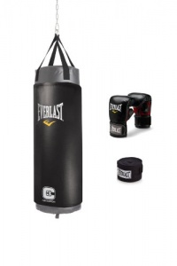 Everlast C3 Foam Heavy Bag Kit (Grey, 100-Pounds)