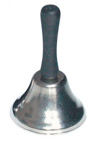 Duro-Med Long Hand Style Call Bell, Silver