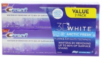 Crest 3D White Arctic Fresh Toothpaste 5.8 Oz (Pack of 2)