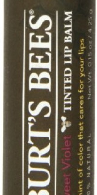 Burt's Bees Tinted Lip Balm, Sweet Violet, 0.15 Ounce