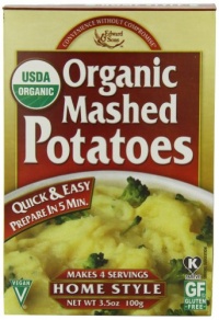 Edward & Sons Organic Mashed Potatoes, Home Style, 3.5-Ounce Boxes (Pack of 6)