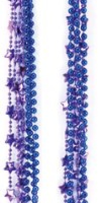 Bead Girl Dress-Up Necklaces 33 Inch -Blue/Purple 7/Pkg