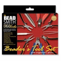 Beadsmith 9 Piece Ergonomic Tool Kit Pliers / Jewelry