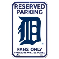 MLB Detroit Tigers 11-by-17 inch Sign