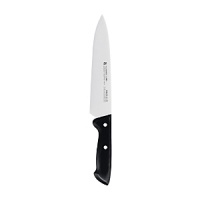 Versatile and durable, this 8 chef's knife retains its sharpness over time and features riveted handles.