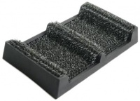 Clean Machine 10370988 Bootscraper 17-1/2-Inch by 10-1/4-Inch by 2-3/4-Inch Doormat, Cinder