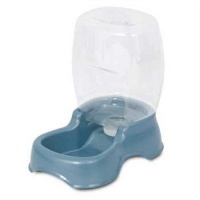 Petmate Pet Cafe Pet Waterer, 3 Gal, Pearl Waterfall Blue