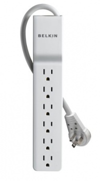 Belkin 6-Outlet Home/Office Surge Protector with Rotating Plug and 8 feet Cord