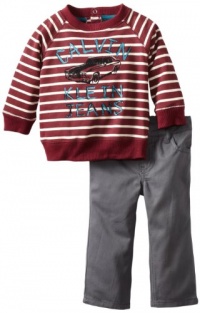 Calvin Klein Baby-Boys Infant Stripes Top With Pant