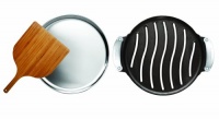 Cuisinart Pre-Seasoned Cast Iron Grilled Pizza Set