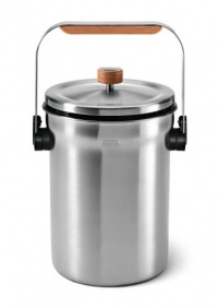 simplehuman Compost Pail, Stainless Steel