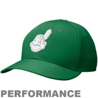 Nike Cleveland Indians St. Patricks Day Adjustable Performance Hat Kelly Green