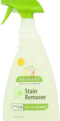 BabyGanics Stain Remover, 32 Fluid Ounce Bottles (Pack of 3)