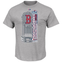 MLB Boston Red Sox Men's World Domination World Series Champions Clubhouse Tee