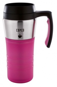 Copco 16-Ounce Contemporary Thermal Travel Mug, Bubble Gum Pink