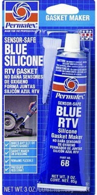 Permatex 80022 Sensor-Safe Blue RTV Silicone Gasket Maker, 3 oz. Tube