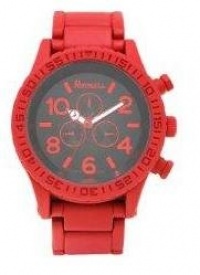 RayNell Color Domination Red XL Men's watch Red Metal Band N Case