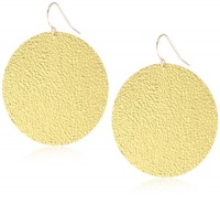 gorjana Somerset Gold-Plated Large Hammered Disc Earrings