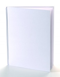 White Hardcover Blank Book, 11 x 8-1/2 , 14 Total Pages; no. ASH10705