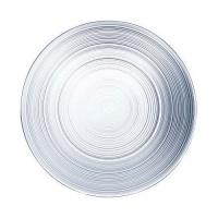 Arc International Luminarc Santa Fe Clear Dinner Plate, 10-1/2-Inch, Set of 6