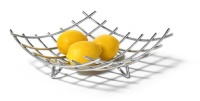 Spectrum 83070CAT Dunbar Grid Fruit Bowl - Chrome