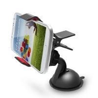 Gmatrix Super Power Windshield Dashboard Car Mount Holder Non-sticky Suction Cup (Black)