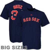 David Ortiz Boston Red Sox Big & Tall Name & Number Tee