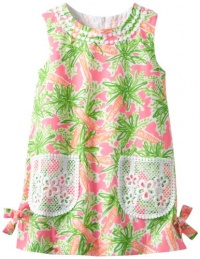 Lilly Pulitzer Girls 2-6X Little Lilly Classic Shift Printed, Resort White Nibbles, 2