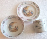 Wedgwood Peter Rabbit 3-Piece Dinnerware Place Setting, Service for 1