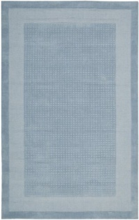 Nourison Westport Solid Blue 5.0-Feet by 8.0-Feet 100% Wool Room Size Rug