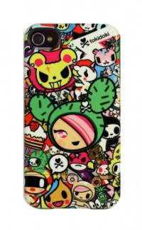 Uncommon C0004-AF Capsule Hard Case for iPhone 4 and 4S, Tokidoki Iconic Design - 1 Pack - Retail Packaging - Multicolored