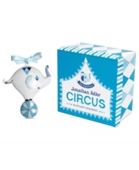 From the big top to the top of your tree, Jonathan Adler's circus elephant will be the star attraction at every holiday in glossy blue and white porcelain.