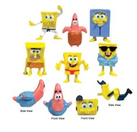 SpongeBob SquarePants 8 - 1 to 1.5 FIGURES Figurine Set