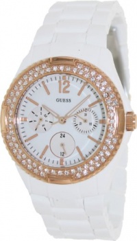 GUESS Women's U0062L6 Rose Gold-Tone Feminine Classic Watch