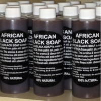 100% Pure Authentic Liquid African Black Soap From Ghana 16oz.