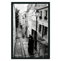 La Baiser (The Kiss) Framed Print Art - 37.66 x 25.66