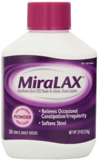 MiraLAX laxative powder, 30 doses