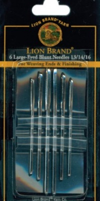 Lion Brand Yarn Large-Eye Blunt Needles, Set of 6