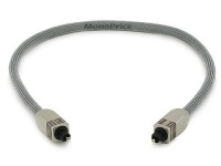 Monoprice 1.5ft Premium Optical Toslink Cable w/ Metal Fancy Connectors