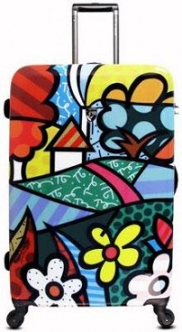 Britto Collection by Heys USA Landscape Flowers 30 Spinner Case