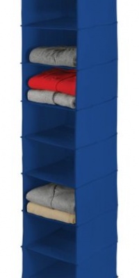 Honey-Can-Do SFT-01275 8-Shelf Hanging Organizer, Navy