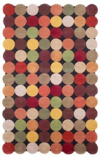 Amalfi Liora Manne Circles Autumn Contemporary 3'5 x 5'5 Rug- 1958-27