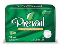 Prevail Extra Absorbency Underwear, Large, 18-Count (Pack of 4)