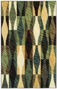 Shaw Living Centre Street Collection 5 by 8 Cha Cha Area Rug, Light Multi