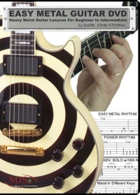 EASY METAL GUITAR DVD - Heavy Metal Guitar Lessons For Beginner through Intermediate