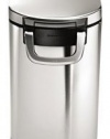 simplehuman Rice Container, Brushed Stainless Steel, 30 Liters/ 8 Gallons