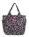 Marc by Marc Jacobs Pretty Nylon Tate Tote Black Purple Multi