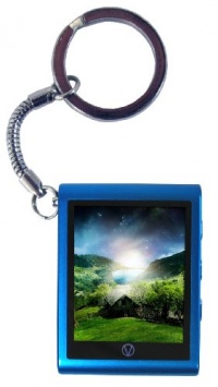 Visual Land 1.8-Inch Digital Keychain Photo Viewer (Blue)